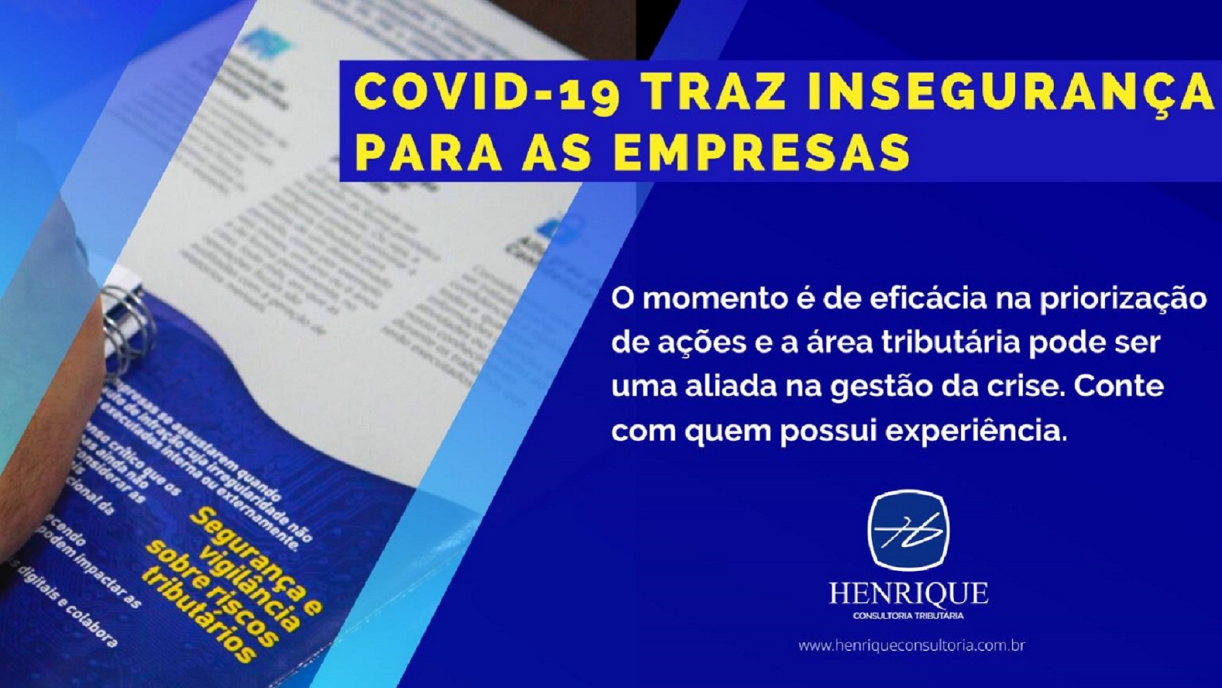 Imagem COVID-19 trás insegurança para as empresas